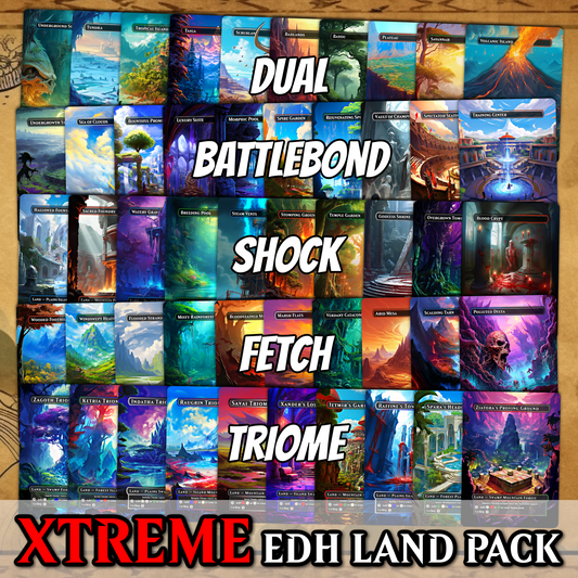 Commander XTREME Land Pack • cEDH Ready • Proxy MTG Cards